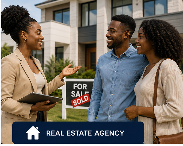 Real estate agency illustration